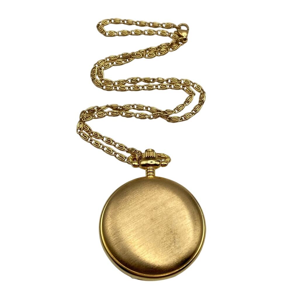 Collezio Quartz Full Hunter Pocket Watch 38mm and Chain - New Battery
